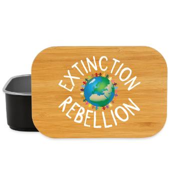 Extinction Rebellion Human Necklace White - Lunch Box - black - Front