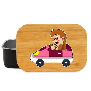 Voiture de singe - Boîte à goûter - noir - Devant