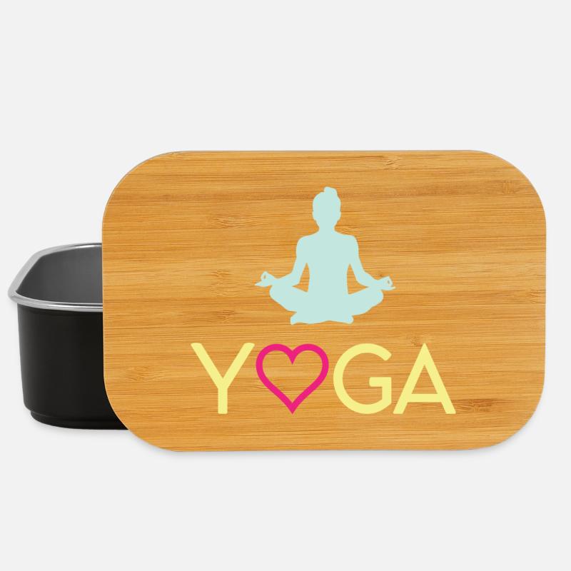 Yoga - Boîte à goûter - noir