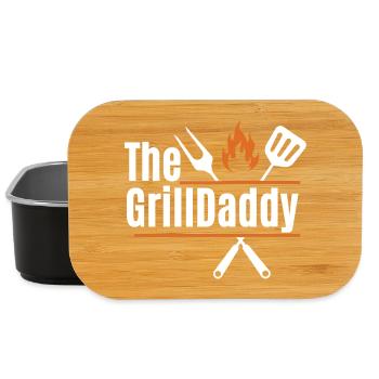 The GrillDaddy - Design Barbecue pour Papa - Boîte à goûter - noir - Devant