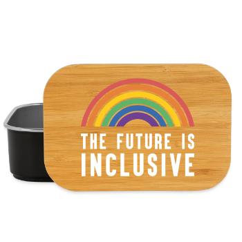 Pride Month LGBT - Die Zukunft ist inklusiv - Lunch Box - Schwarz - Vorne