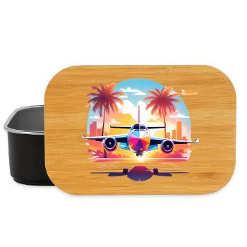 Miami Urlaub - Lunch Box - Schwarz - Vorne