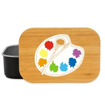 Artist (white) - Lunch Box - black - Front