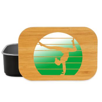 Gymnast Gymnastics Gymnastics Club Gymnastics Gymnastics - Lunch Box - black - Front