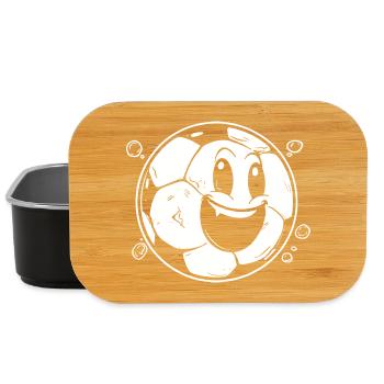 Football Cartoon Look - Boîte à goûter - noir - Devant