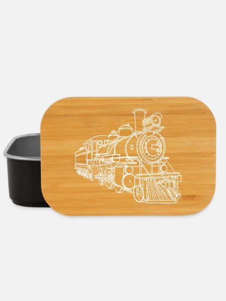 Railway Sketch - Lunch Box - black