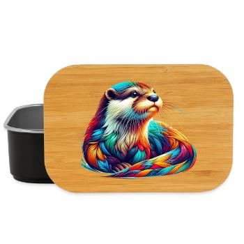 Otter - Lunch Box - black - Front