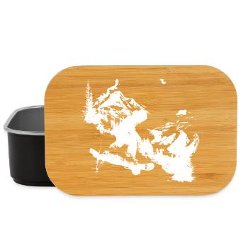 Snowboarding Graphics - Lunch Box - black - Front