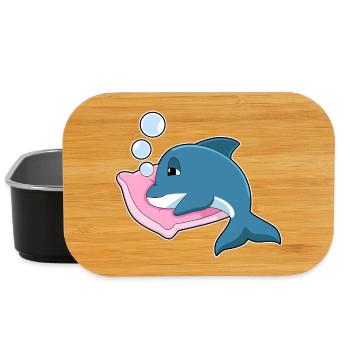 Oreiller de couchage Dolphin - Boîte à goûter - noir - Devant