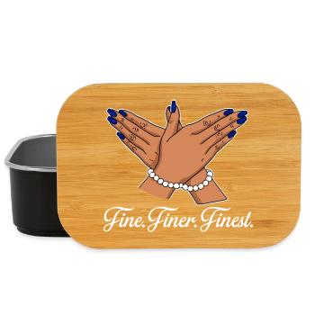 Feine Feine Feinste Elegante Zeiger - Lunch Box - Schwarz - Vorne