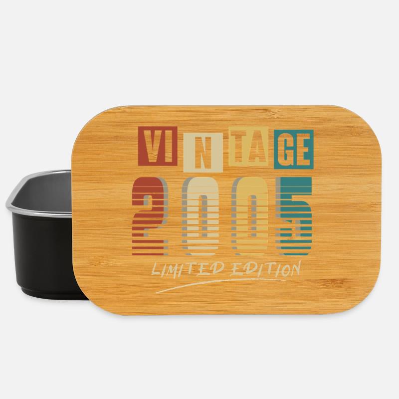 Original 2005 Vintage Anniversaire Rétro - Boîte à goûter - noir
