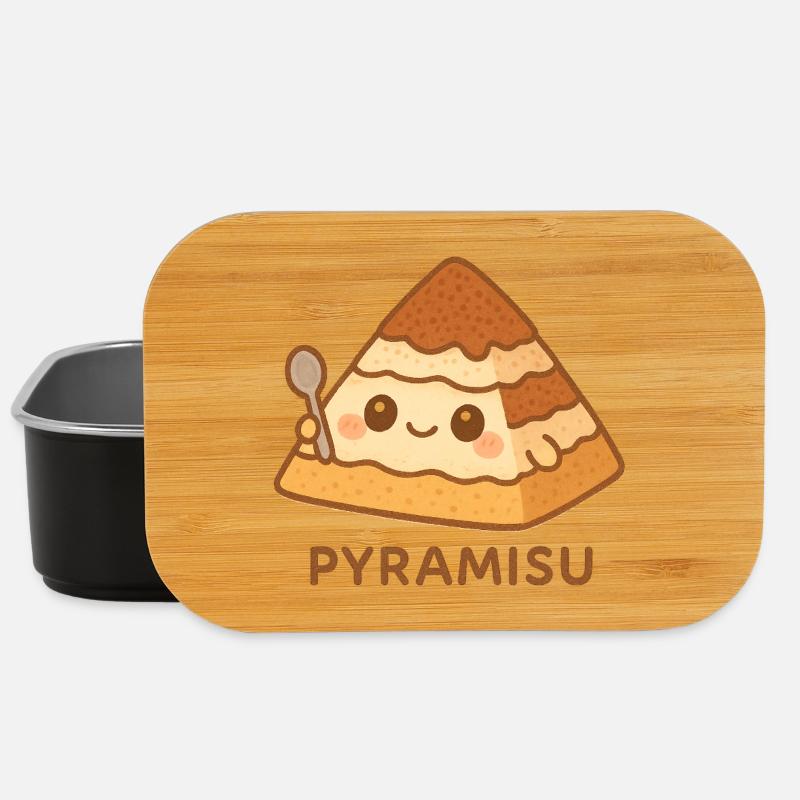 Pyramisu Kawaii Tiramisu - Lunch Box - Schwarz