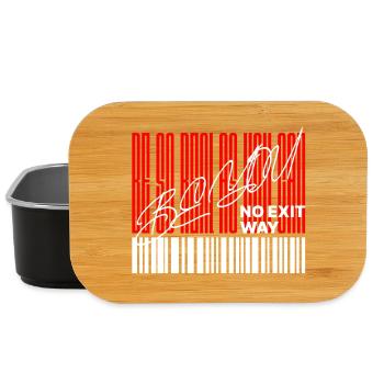 Be So Real as You Can – Bold Statement Shirt - Lunch Box - black - Front