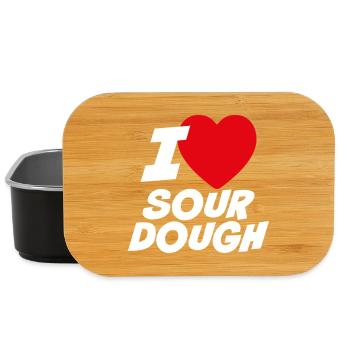 Ich liebe Sauerteig - Lunch Box - Schwarz - Vorne