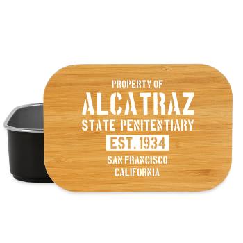 Alcatraz - San Francisco - Kalifornien - Amerika - Lunch Box - Schwarz - Vorne