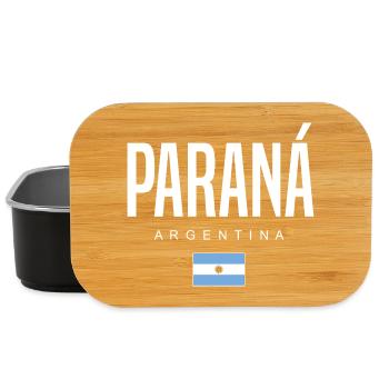 Paraná Argentinien Argentinier - Lunch Box - Schwarz - Vorne