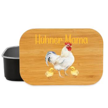 Hühner Mama Muttertag Mutterschaft Mama Elternteil - Lunch Box - Schwarz - Vorne