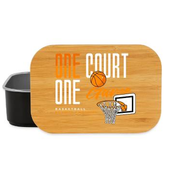 Vêtements pour fans de basket-ball – One Court One Game - Boîte à goûter - noir - Devant
