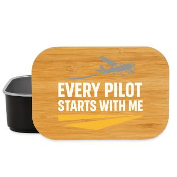 Flight Instructor Cfi Pilot Aviation Instructor - Lunch Box - black - Front