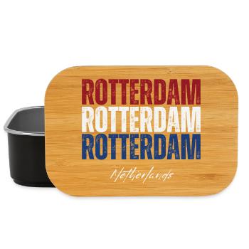 Rotterdam Netherlands, Dutch pride - Lunch Box - black - Front
