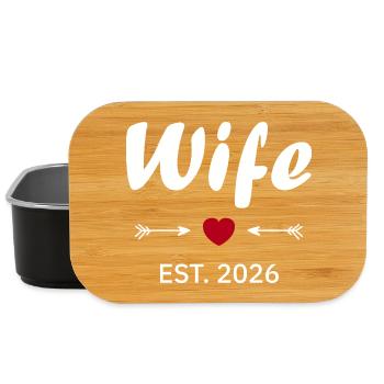 Ehefrau ist 2026 - Lunch Box - Schwarz - Vorne