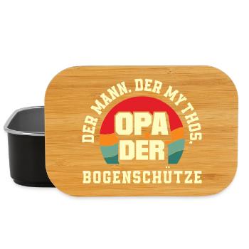 I go archery - Lunch Box - black - Front