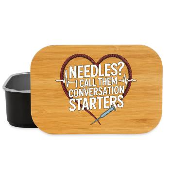 Dialysis Nurse Needles I Call Them Hospital Nurse - Lunch Box - black - Front