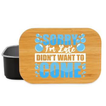 Schwimmen Wassersport Schwimmer Geschenke - Lunch Box - Schwarz - Vorne