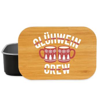 Mulled Wine Crew Merry Christmas Market - Lunch Box - black - Front