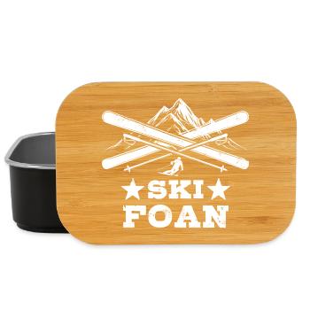 Ski foan | Après ski, sports d’hiver, forfaits ski - Boîte à goûter - noir - Devant
