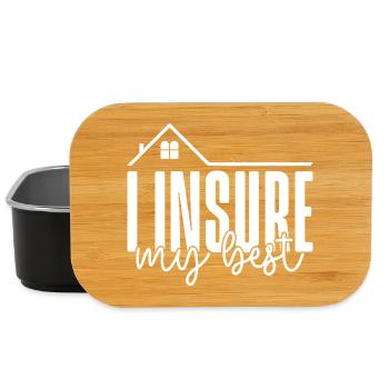 Insurance Agent Costume Insure My Best Medicare - Lunch Box - black - Front