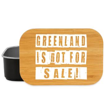 Greenland Is Not For Sale Shirt - Lunch Box - Schwarz - Vorne