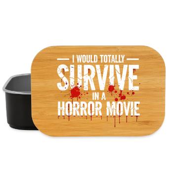Scary Horror Movie Fans Halloween Horror Movie - Lunch Box - black - Front