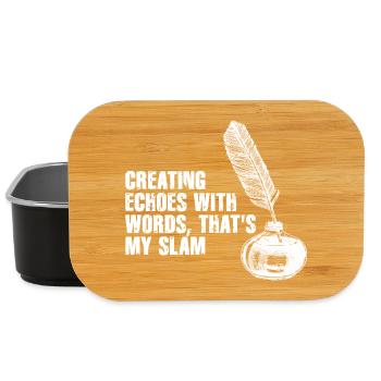 Quill Echoes Slam Poetry - Lunch Box - black - Front