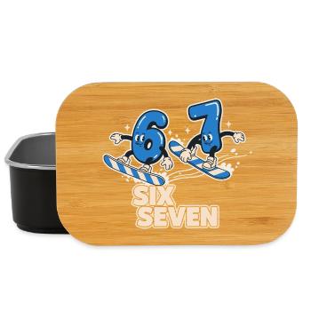 Six Seven 67 Sports d’Hiver de Snowboard - Boîte à goûter - noir - Devant