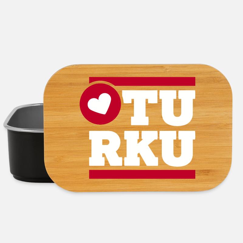 Ich liebe Turku City Pride - Lunch Box - Schwarz