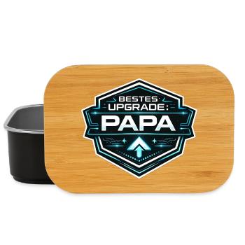 Best Upgrade Dad – Gift for Dad - Lunch Box - black - Front