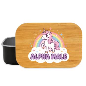 Chemise drôle de licorne pour les fans d’humour - Boîte à goûter - noir - Devant