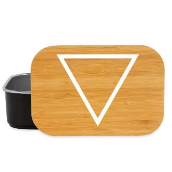 Alchemistisches Wassersymbol - Lunch Box - Schwarz - Vorne