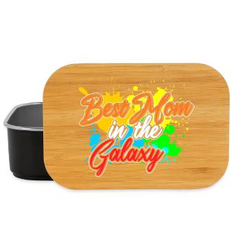 Meilleure maman de la galaxie - Boîte à goûter - noir - Devant
