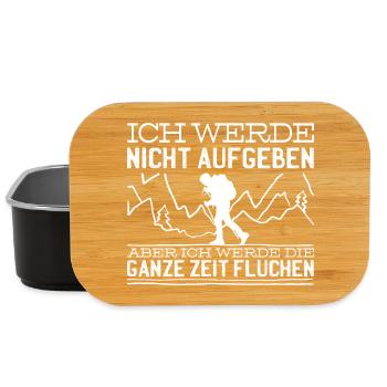 Wander Spruch - Lunch Box - Schwarz - Vorne