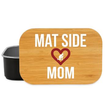 Mat Side Mom Herz Design - Lunch Box - Schwarz - Vorne