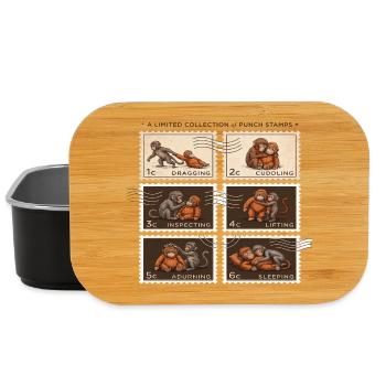 Stamps Baby Monkey Punch - Lunch Box - black - Front