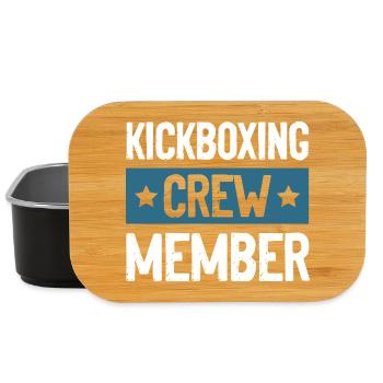 Équipe de kickboxing - Boîte à goûter - noir - Devant