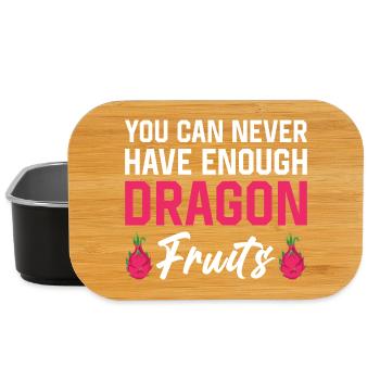 Drachenfrucht Powerprints - Lunch Box - Schwarz - Vorne