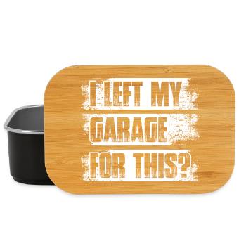 J’ai quitté mon garage pour un gars automobile, un gars mécanicien - Boîte à goûter - noir - Devant