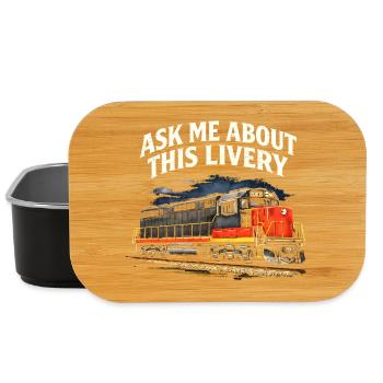 Frag mich nach Lackierung | Eisenbahn - Lunch Box - Schwarz - Vorne