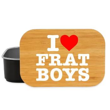 I Heart Frat Boys - Lunch Box - black - Front