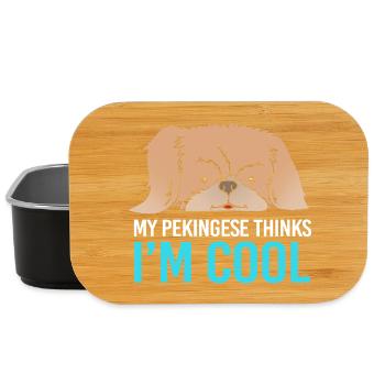 Péningois pékinois - Boîte à goûter - noir - Devant
