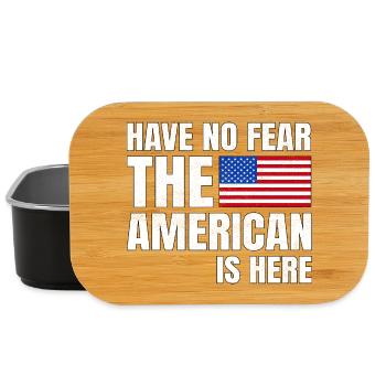 Have No Fear The American Is Here US-Amerikaner - Lunch Box - black - Front